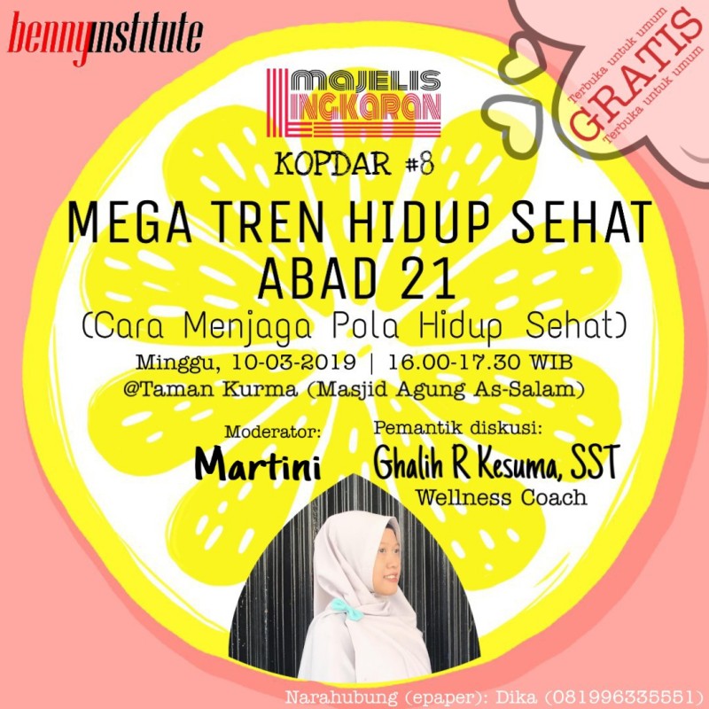 MEGATREN HIDUP SEHAT ABAD 21 (Esai Lingkaran Kopdar #8)