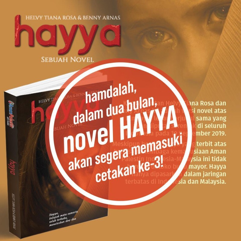 DUA BULAN, NOVEL HAYYA MEMASUKI CETAKAN KETIGA