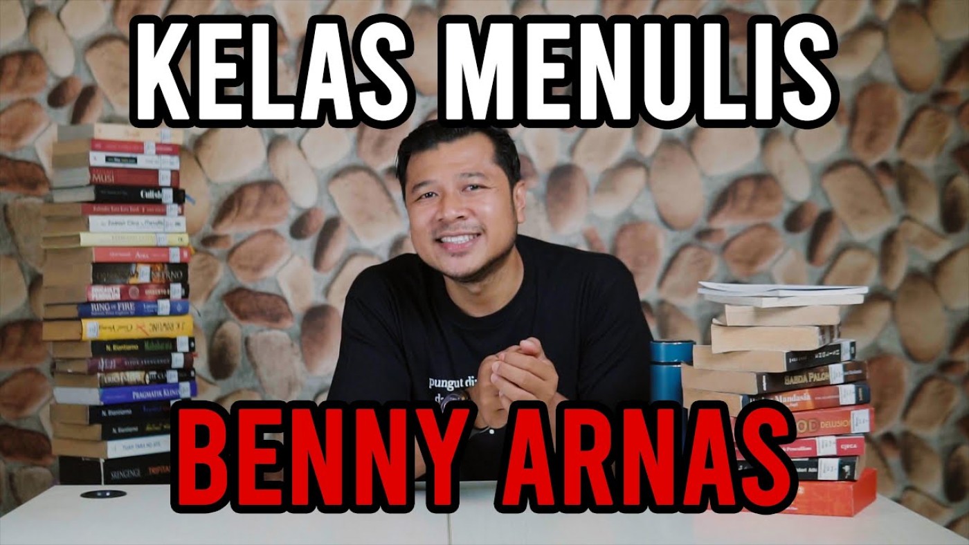 Kelas Menulis Benny Arnas di Kanal Youtube