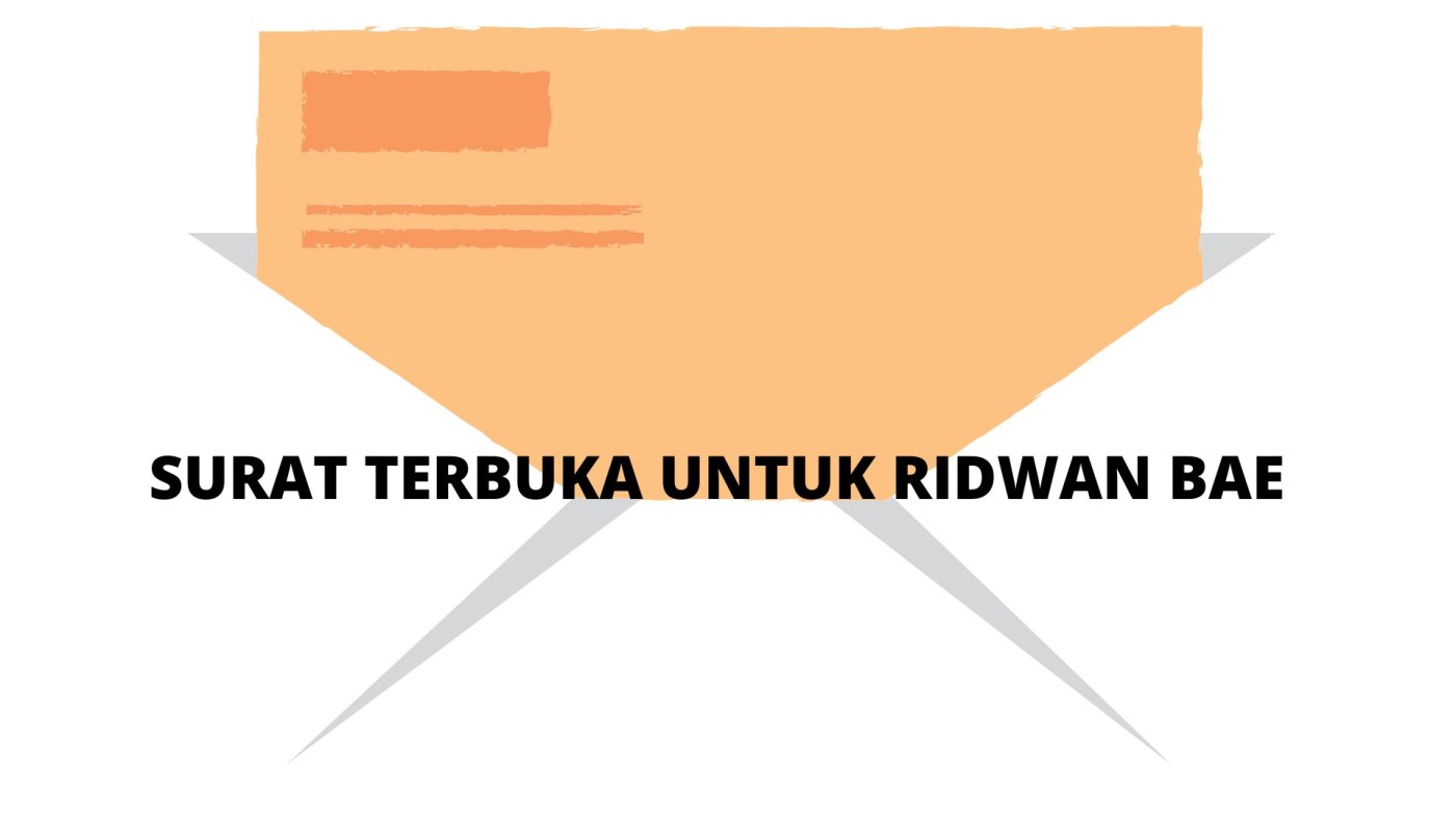 SURAT TERBUKA UNTUK RIDWAN BAE DARI FORUM LITERASI INDONESIA