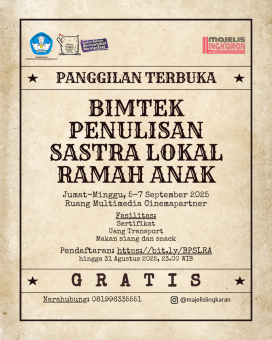 Dari Lubuklinggau untuk Indonesia: Gerakan Menulis Sastra Lokal Aman untuk Anak